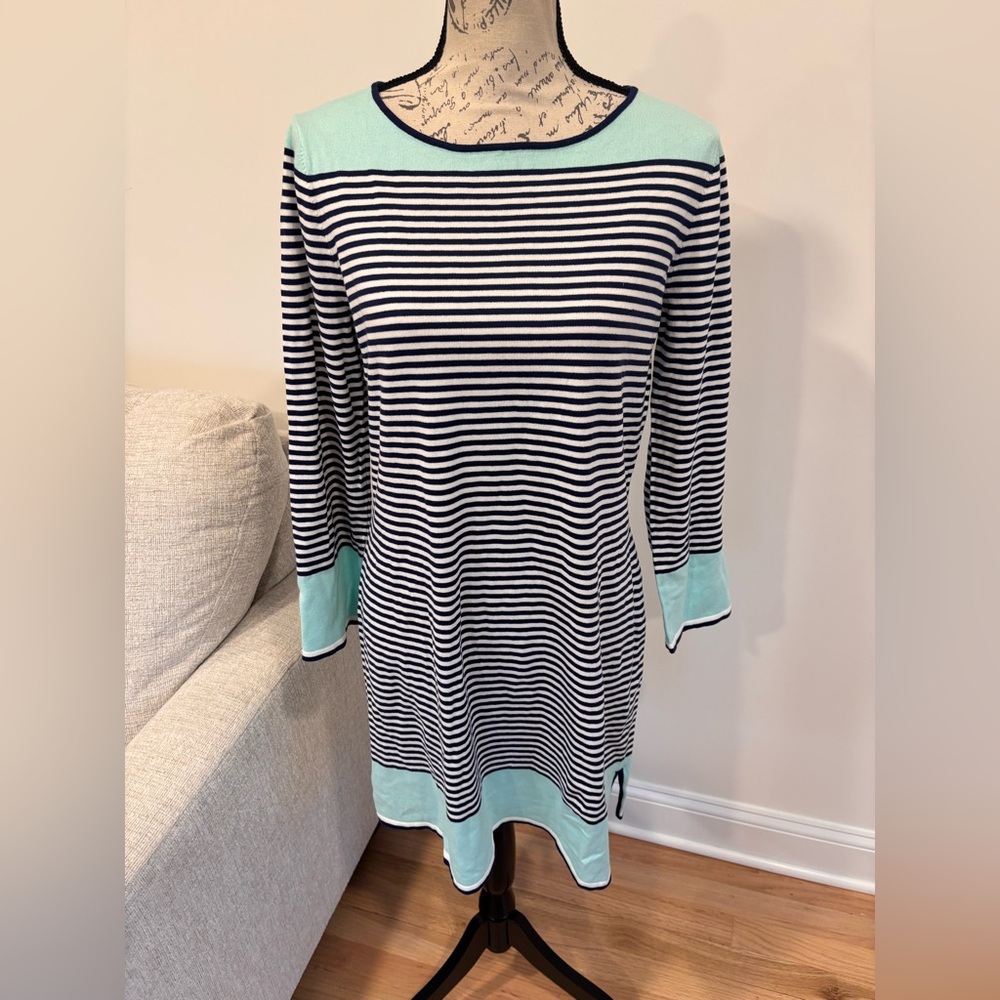Sail to Sable striped dress size large NWT